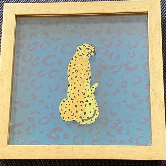 Opalhouse Wall Decor Opalhouse Leopard Shadowbox Print Poshmark